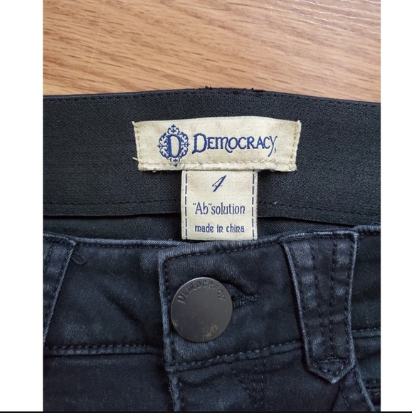 Democracy Black Skinny Jeans - Picture 8 of 12